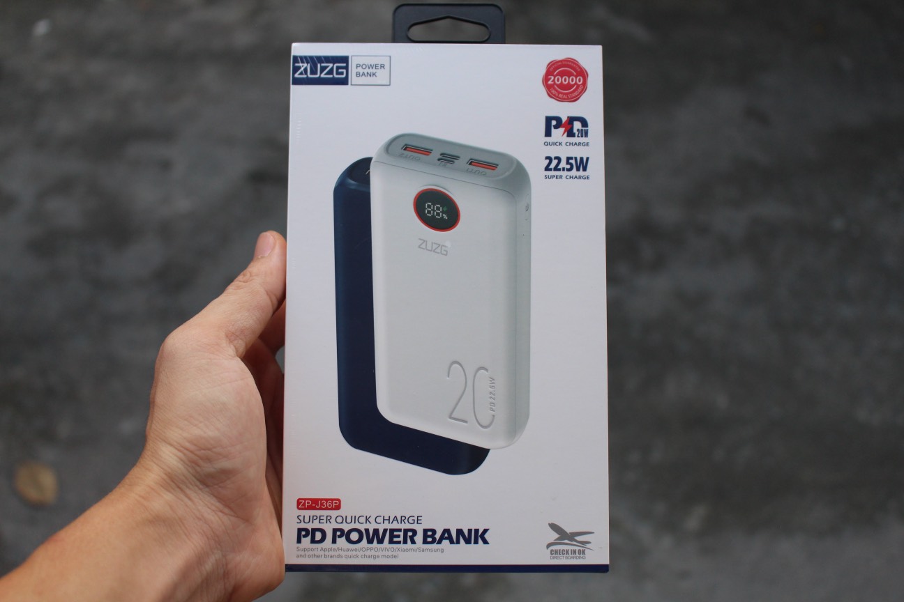 Pin sạc dự phòng ZUZG chính hãng