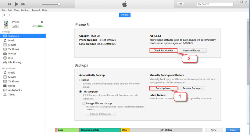 Hướng dẫn Restore IPhone 