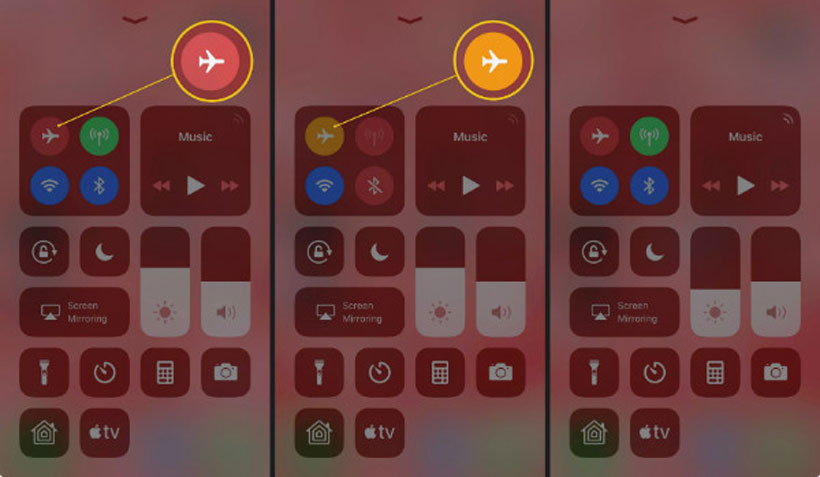 Bật và tắt chế độ máy bay trên iPhone