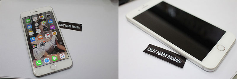 Điện thoại Iphone 7 Plus sau khi ép kính tại Duy Nam - thủ đức