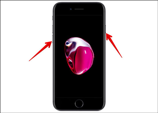 Khởi động lại iPhone 7-7 Plus