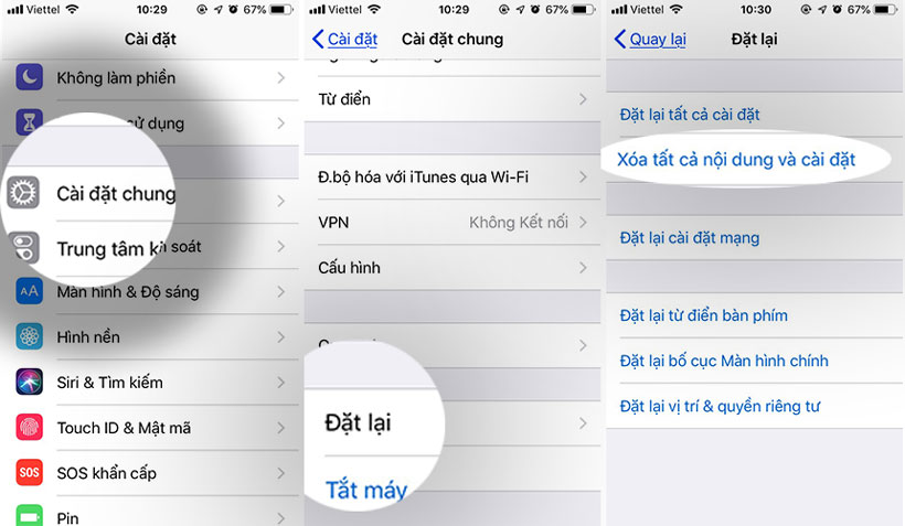 Khôi phục cài đặt gốc