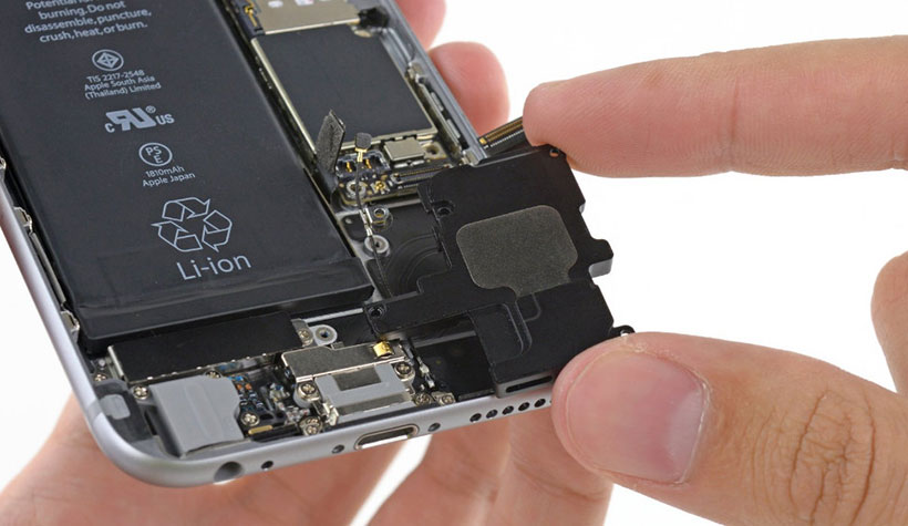 Tháo loa ra khỏi iPhone