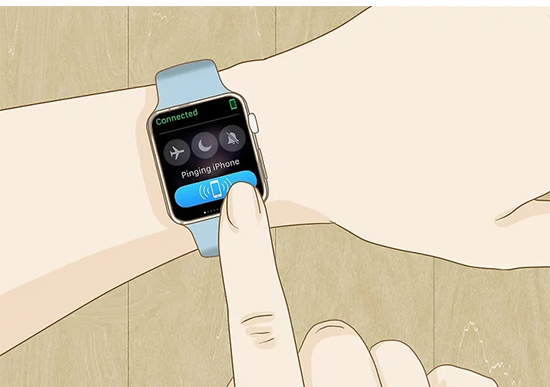  Sử dụng Apple Watch tìm iPhone bị mất
