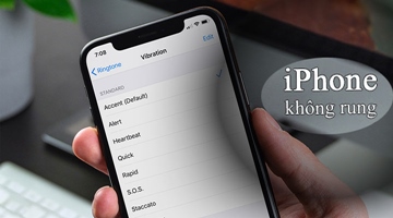 Cách khắc phục iPhone không rung khi nhận cuộc gọi đến