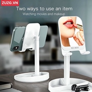 Giá đỡ điện thoại và máy tính bảng tích hợp gương soi